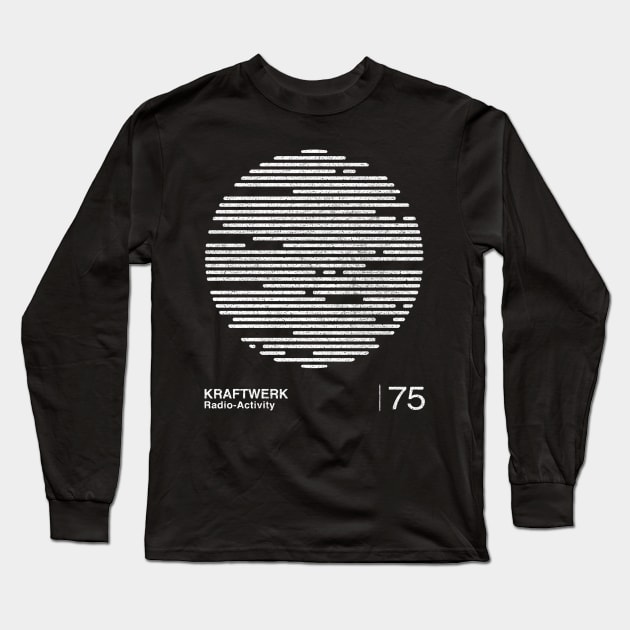 Kraftwerk / Minimalist Graphic Artwork Design Long Sleeve T-Shirt by saudade